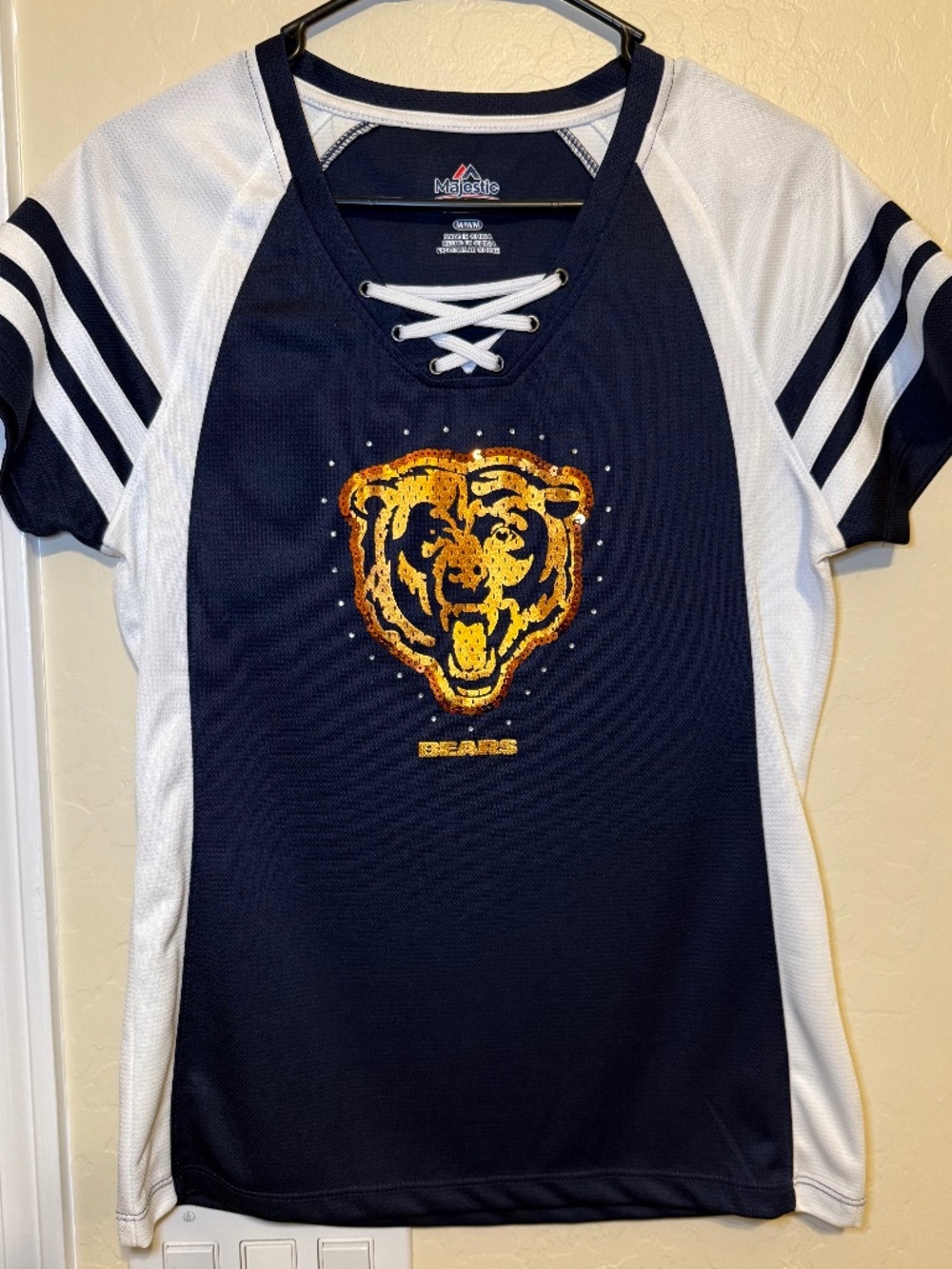 Majestic Fan Fashion Chicago Bears Sports Top